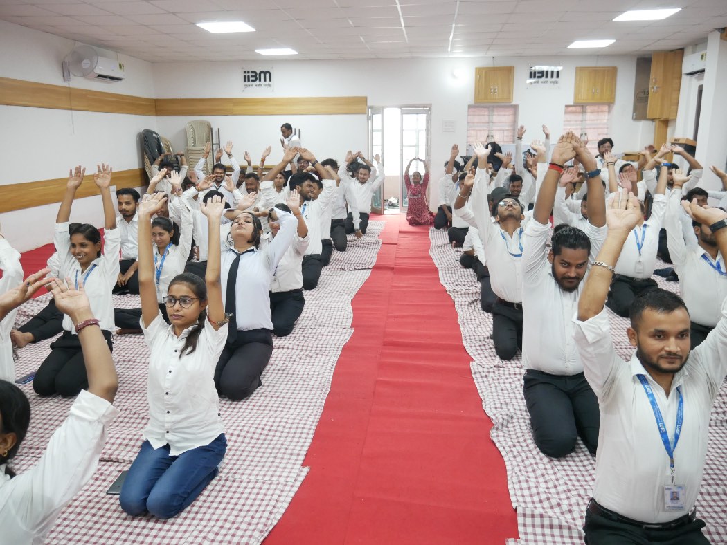 World Yoga Day 2024 in IIBM Patna